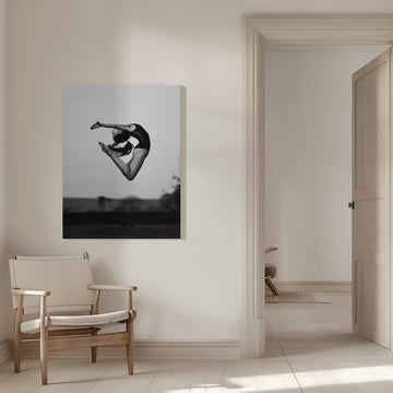 Graceful Ballet Leap | Canvas - Room Interior 1