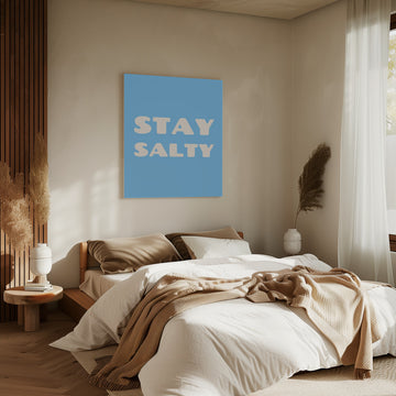 Stay Salty Quote | Canvas - Room Interior 2