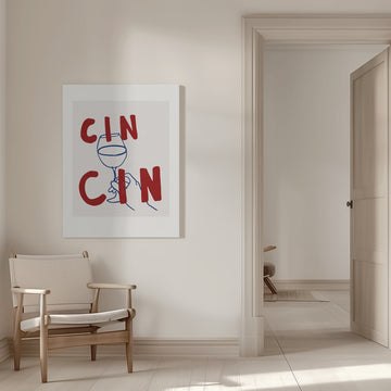 Cheers in Lines | Canvas - Room Interior 1
