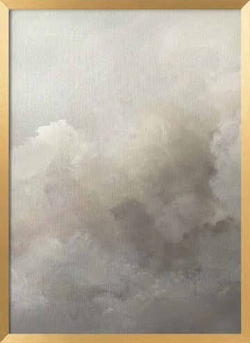 Think Cloud | Poster - Gold Frame Interior