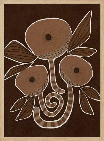 Untitled | Poster - Wood Frame Interior