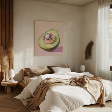 Avocado Disco Ball | Canvas - Room Interior 2