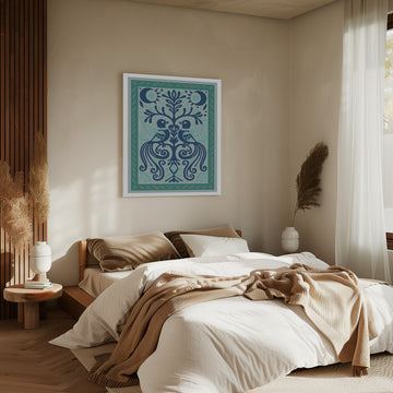 Two Birds Tree of Life | Canvas - Room Interior 2