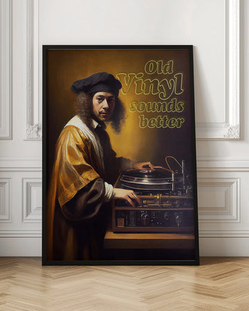 Old Vinyl Sounds Better | Poster - Room Interior 1