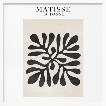 Flowing Silhouettes | Poster - White Frame Interior