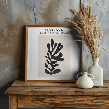 Coral Silhouette | Poster - Room Interior 1