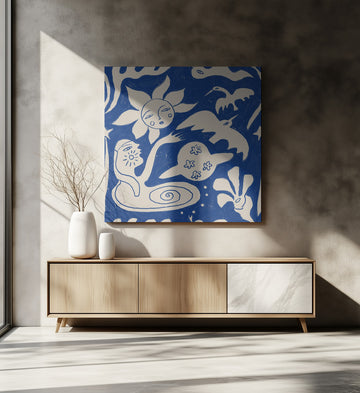 Celestial Folk Dream | Canvas - Room Interior 2