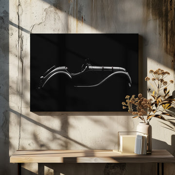 Classic Car Silhouette | Canvas - Room Interior 2