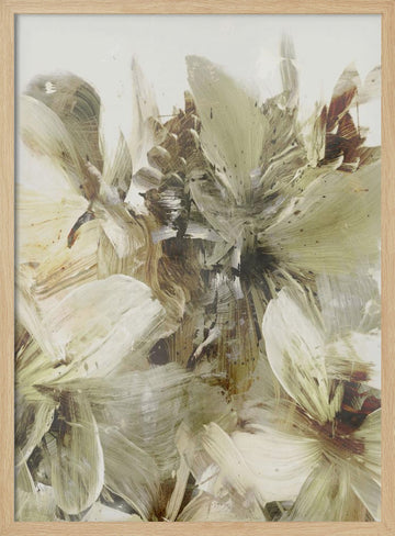 Hill Flowers 3 | Poster - Wood Frame Interior