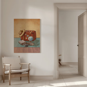 Vintage Travel Essentials | Canvas - Room Interior 1