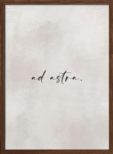 Celestial Journey | Poster - Walnut Frame Interior