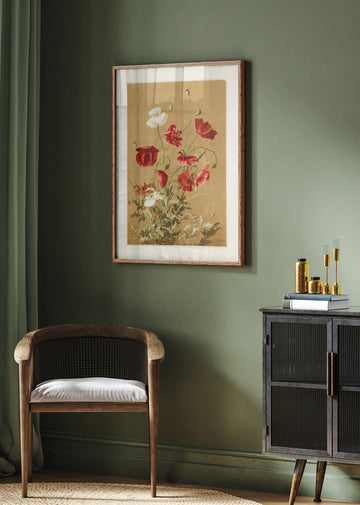 Poppies No. 3 By Ellen Thayer Fisher | Poster - Room Interior 2