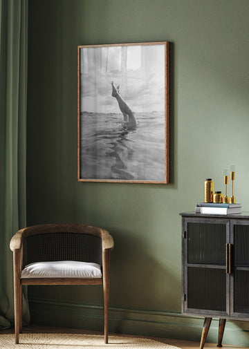 Graceful Legs Ocean Dip | Poster - Room Interior 2
