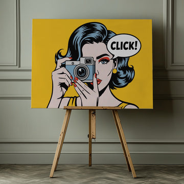 Pop Art Photographer | Canvas - Room Interior 1