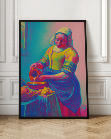 Psychedelic Pouring | Poster - Room Interior 1