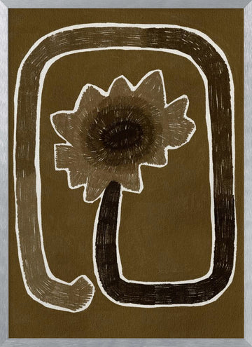 Delicate Bloom 1 | Poster - Silver Frame Interior