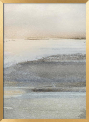 Land 3 | Poster - Gold Frame Interior