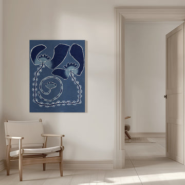 Delicate Bloom 13 | Canvas - Room Interior 1