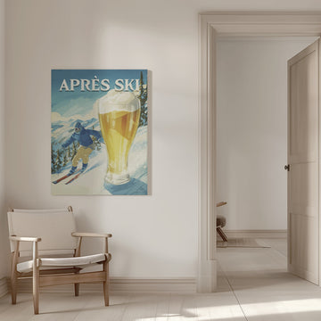 Après Ski Mountain Beer | Canvas - Room Interior 1