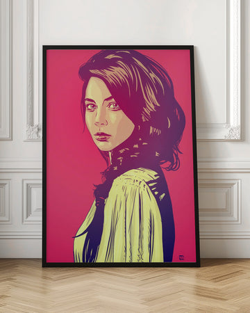 Pink Pop Woman | Poster - Room Interior 1