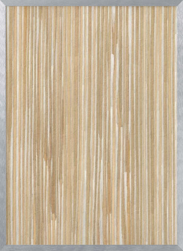 Natural Vertical Lines | Poster - Silver Frame Interior