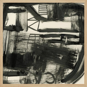 Market | Poster - Wood Frame Interior