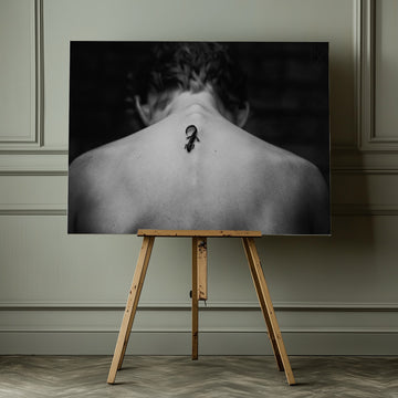 Lizard On Bare Skin | Canvas - Room Interior 1