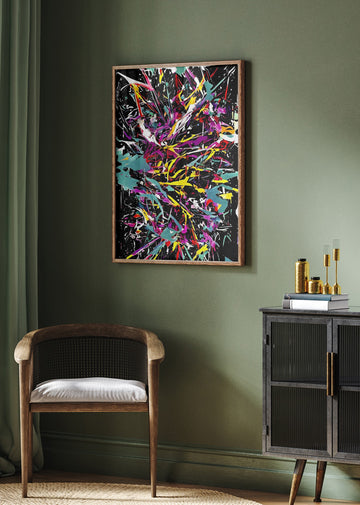 Vibrant Paint Splash | Poster - Room Interior 2
