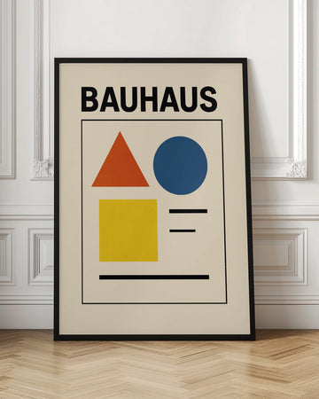 Bauhaus Geometric Shapes | Poster - Room Interior 1