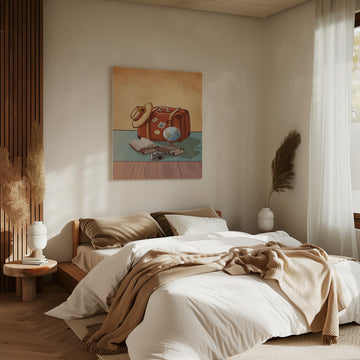 Vintage Travel Essentials | Canvas - Room Interior 2