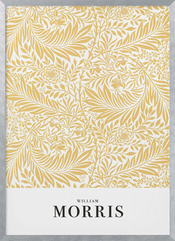 Larkspur | Poster - Silver Frame Interior