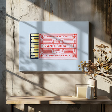 Charming Vintage Matchbox | Canvas - Room Interior 2