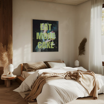 Eat More Cake Portrait | Canvas - Room Interior 2