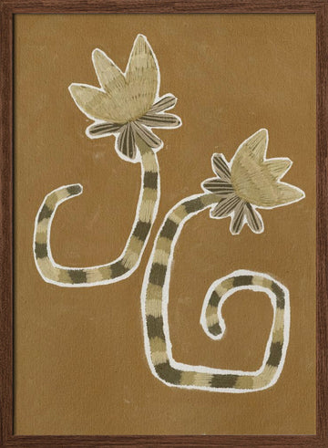 Delicate Bloom 8 | Poster - Walnut Frame Interior