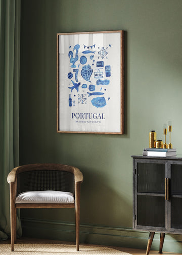 Portugal Cultural Symbols | Poster - Room Interior 2