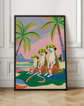 Meerkats Beach Vacation | Poster - Room Interior 1