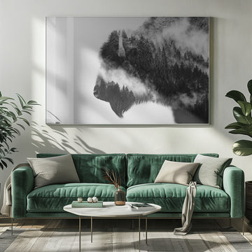 Forest Bison Spirit | Poster - Room Interior 1