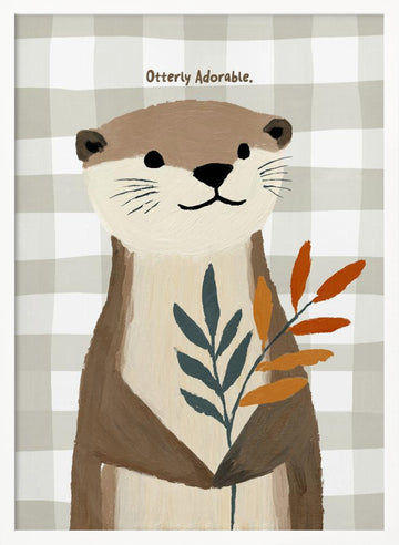 Otterlyadorable | Poster - White Frame Interior