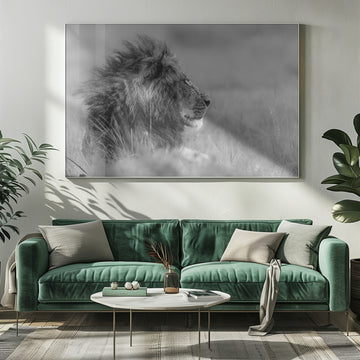 Majestic Lion Profile | Poster - Room Interior 1