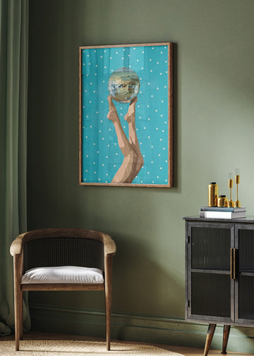 Dancing Disco Legs | Poster - Room Interior 2