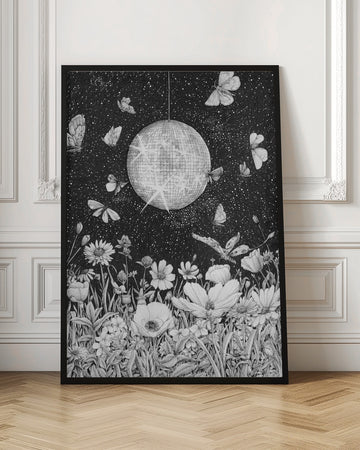 Starry Disco Garden | Poster - Room Interior 1