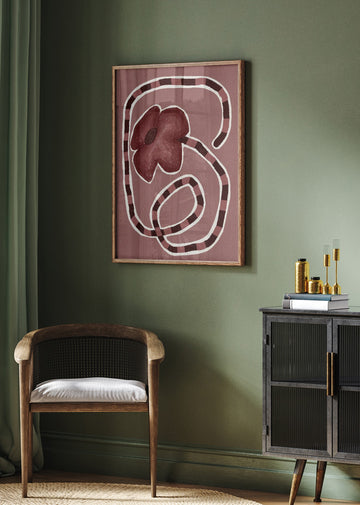 Delicate Bloom 15 | Poster - Room Interior 2