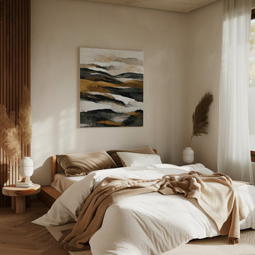Golden Horizons | Canvas - Room Interior 2