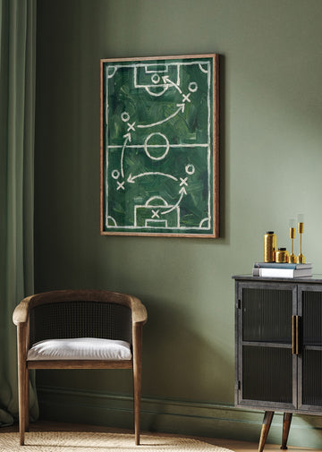 Football Game Plan | Poster - Room Interior 2