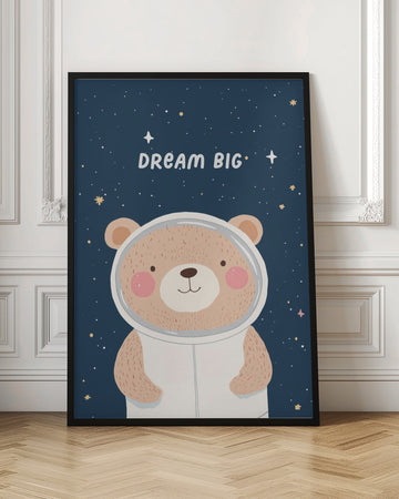 Space Explorer Bear | Poster - Room Interior 1
