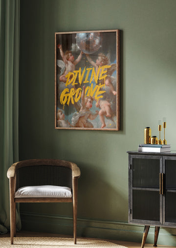 Divine Groove | Poster - Room Interior 2