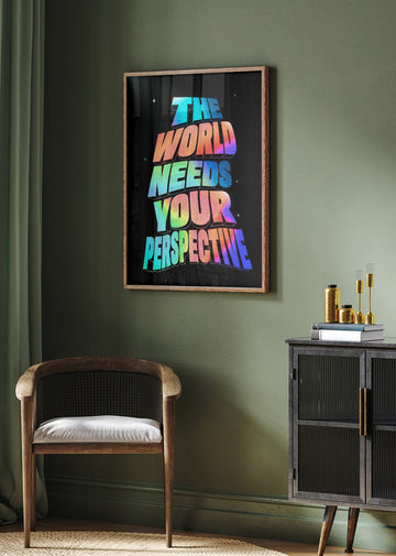 Vibrant Perspective Message | Poster - Room Interior 2