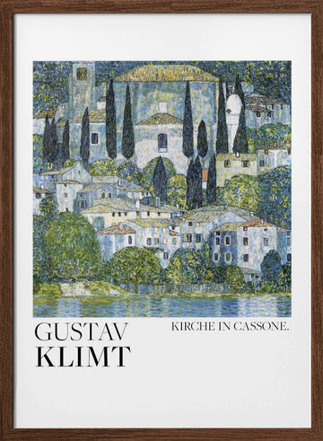 Kirche In Cassone (1913) Poster | Poster - Walnut Frame Interior