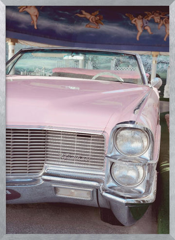 Pink Cadillac Dream | Poster - Silver Frame Interior