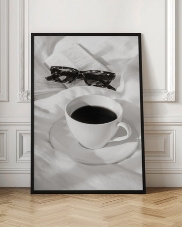 Morning Coffee and Reading | Poster - Room Interior 1